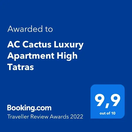 Apartman Tatrystay Cactus Luxury High Tatras